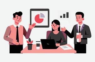 Comprehensive Business Plan Isometric Illustrations for Exceptional Visual Presentation vector