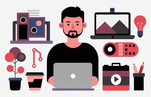 Ultimate Collection of Businessman Illustrations, Empower Your Projects with Professional Graphics vector