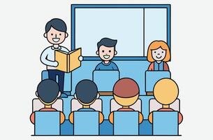 Empowering Voices, A Comprehensive Training Seminar for Aspiring Speakers vector