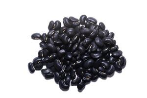 black-beans, isolated on white background photo