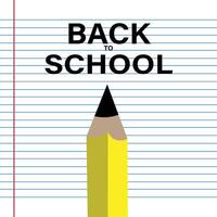 Back to school background vector