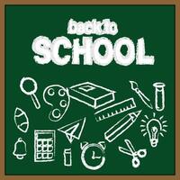 Back to school background vector