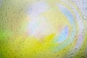 Abstract water droplets isolated background. Seasonal cooling light decorative abstract design element. Winter elegant photo