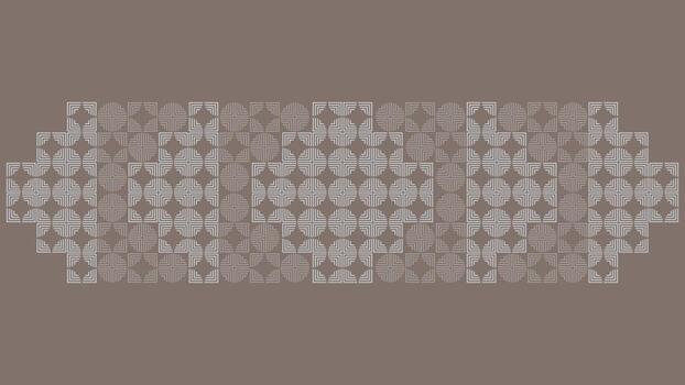 Geometric Elegance an abstract in Symmetry and Pattern vector