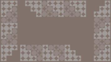 Geometric Elegance an abstract in Symmetry and Pattern vector
