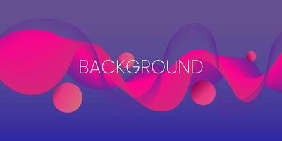 Abstract Colorful Gradient Lines Wave Pattern Background vector