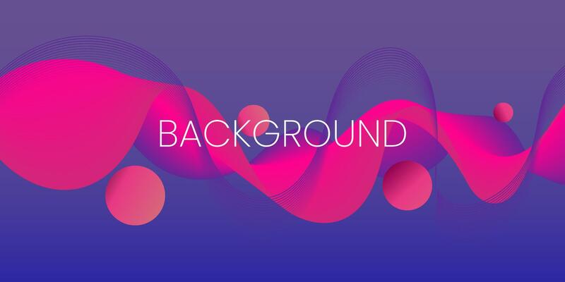 Abstract Colorful Gradient Lines Wave Pattern Background