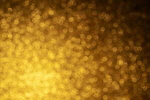 Christmas and Happy new year on blurred bokeh with snowfall banner background photo