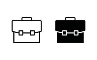 briefcase icon set illustration vector