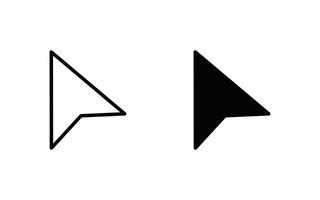 Cursors icons click set. Cursors icon click, Clicking cursor, pointing hand click icon illustration vector