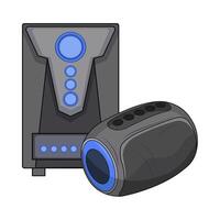 illustration of audio speaker vector