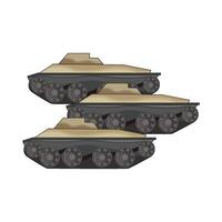 illustration of tank vector