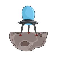 illustration of ufo vector
