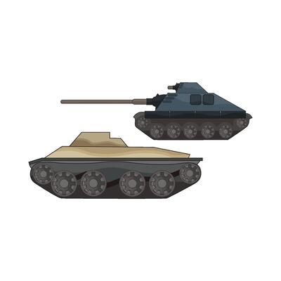 illustration of tank