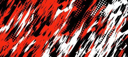 illustration of abstract red and white texture on black background vector
