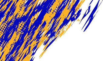 illustration of abstract blue and orange grunge texture background vector