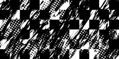 illustration of abstract racing background with checkerboard brush texture grunge halftone vector
