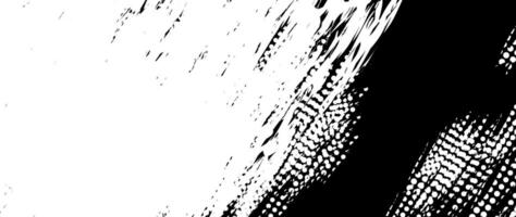 illustration of abstract black and white grunge texture background vector