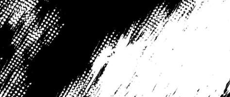illustration of abstract black and white grunge texture background vector