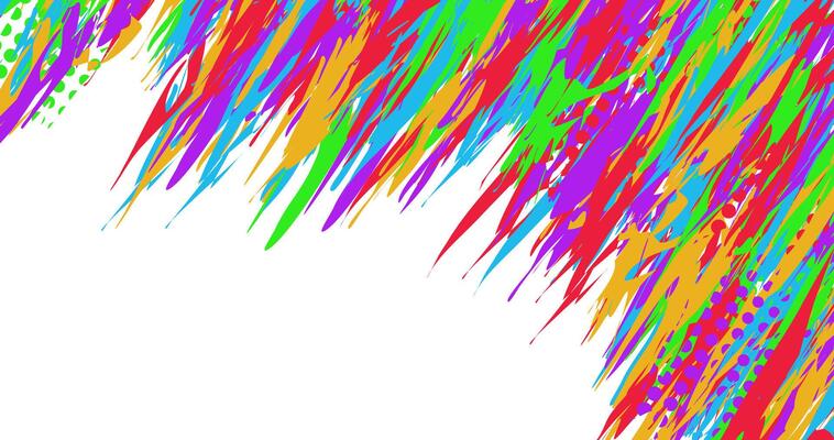 illustration of abstract background with colorful brush texture grunge halftone