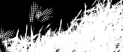 illustration of abstract black and white grunge texture background vector