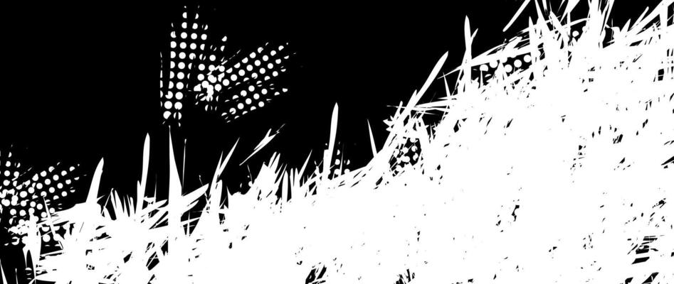 illustration of abstract black and white grunge texture background