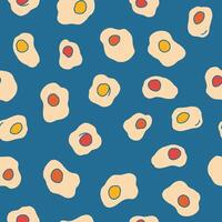 Bunch of Egg Seamless Pattern illustration Design vector
