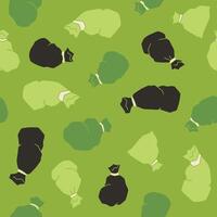Bunch of Trash Seamless Pattern illustration Design vector