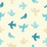 Collection of Bird Seamless Pattern illustration Design vector