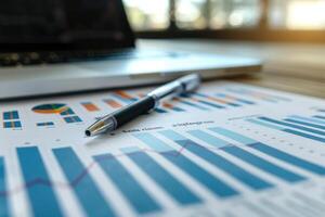 Business analytics and data reporting photo