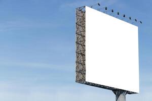 Large billboard it is a space to impart information to the corporate sector photo