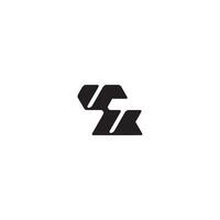 dynamic and cool design UV monogram initial logo letter esport concept vector