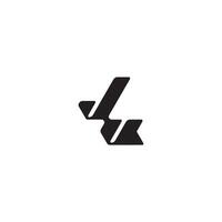 dynamic and cool design VJ monogram initial logo letter esport concept vector