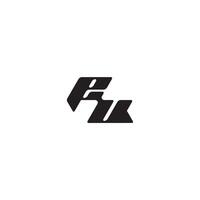 dynamic and cool design UE monogram initial logo letter esport concept vector