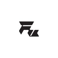 dynamic and cool design VF monogram initial logo letter esport concept vector