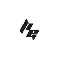 esport concept EH dynamic and cool design monogram initial logo letter vector