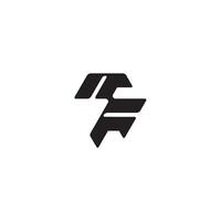esport concept FN dynamic and cool design monogram initial logo letter vector