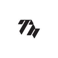 esport concept monogram initial logo letter dynamic and cool design HT vector