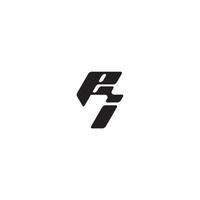 esport concept monogram initial logo letter dynamic and cool design IE vector
