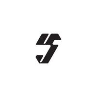 esport concept monogram initial logo letter dynamic and cool design JU vector