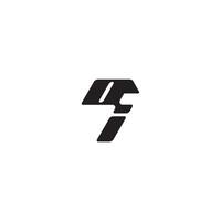 esport concept monogram initial logo letter dynamic and cool design IO vector