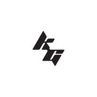monogram initial logo dynamic and cool design CK esport concept letter vector