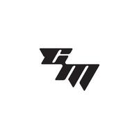 monogram initial logo dynamic and cool design MC esport concept letter vector