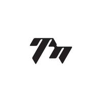 monogram initial logo dynamic and cool design NT esport concept letter vector
