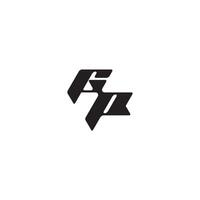 monogram initial logo dynamic and cool design PG esport concept letter vector