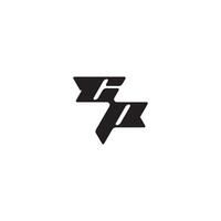 monogram initial logo dynamic and cool design PC esport concept letter vector