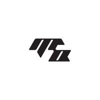 monogram initial logo dynamic and cool design OM esport concept letter vector