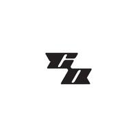 monogram initial logo dynamic and cool design OC esport concept letter vector