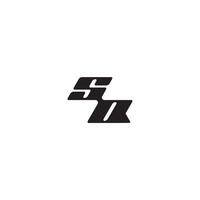 monogram initial logo dynamic and cool design OS esport concept letter vector