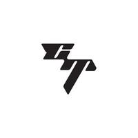 monogram initial logo dynamic and cool design TC esport concept letter vector